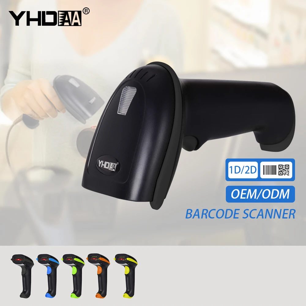 

1D 2D QR Code Handheld Barcode Scanner Mobile Payment Bar Code Reader Android IOS LINUX MAC Use OEM Factory Barcode Scanners