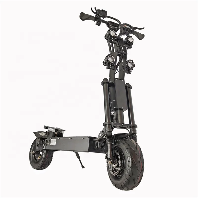 

New factory supplier high speed 13inch 8000w electric scooter with seat, Black