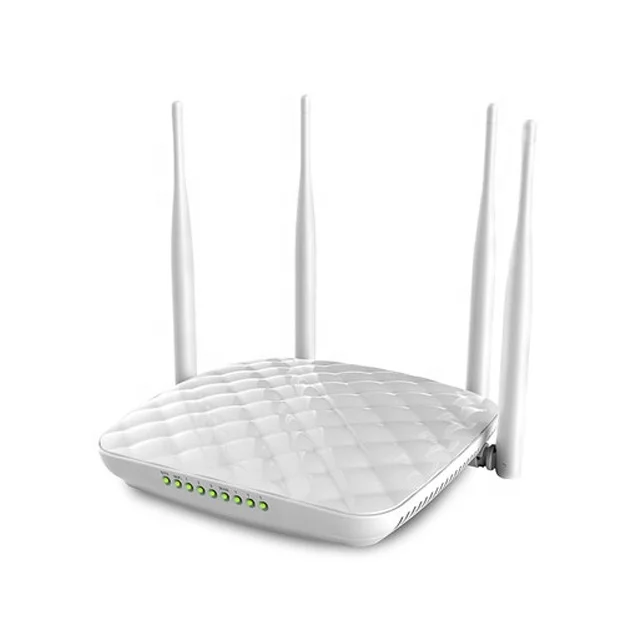 

used Tenda FH456 450Mbps Wireless WiFi Router with 4*5dBi External Antennas English Interface home WiFi Router