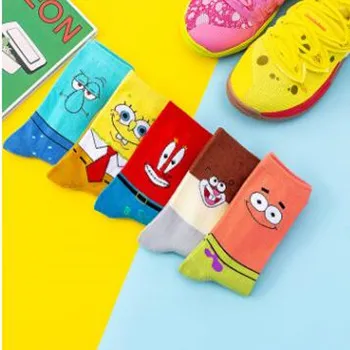 

Autumn and winter unisex hip hop skateboard cotton cartoon anime character socks men and women casual socks unisex funny socks