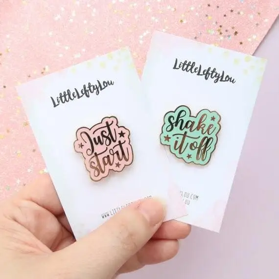 
Kawaii backing card pins shirt custom logo hard metal cat enamel pin 