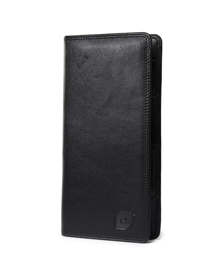 

Customized Logo Men Convenient RFID Blocking Genuine Leather Passport Holders, Customized color