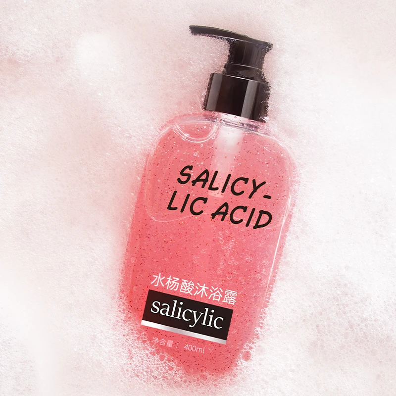 

Hot Selling Natural Liquid Body Wash Moisturizing Bath Salicylic acid Shower Body Wash