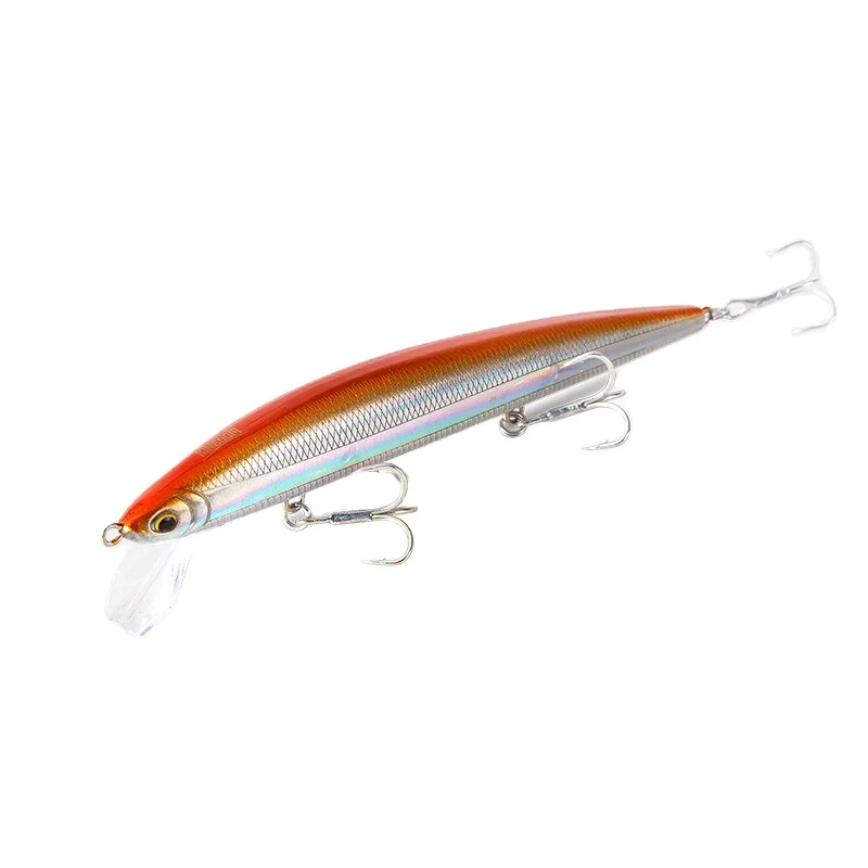 

Kingdom 5384 New Fishing Lure Sinking Suspending Minnow Lure 115mm 12.5g Bait Different Lips Wobblers Hard Bait Fishing Tackle, 6 colors