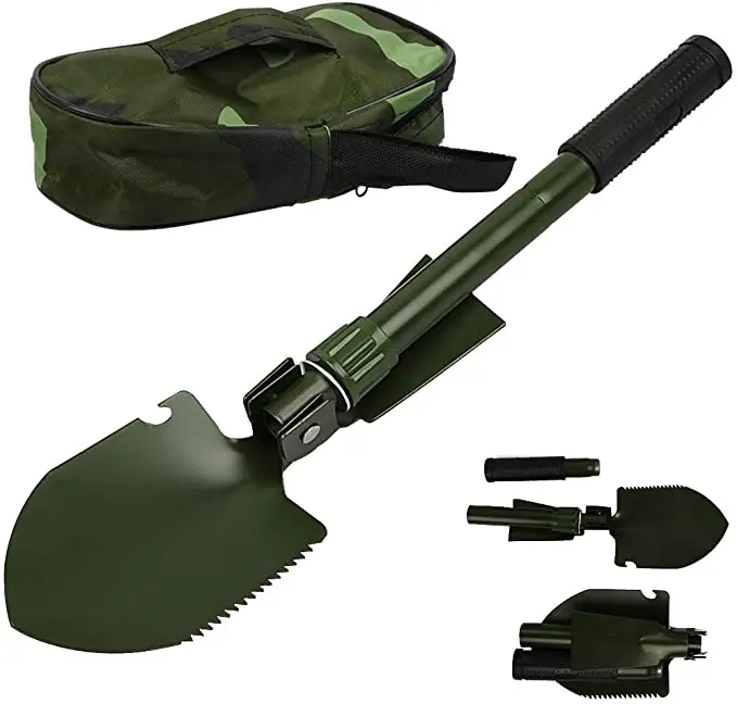 

Goodwin Cheaper Outdoor Garden Multifunctional Folding Camping Shovel Spade