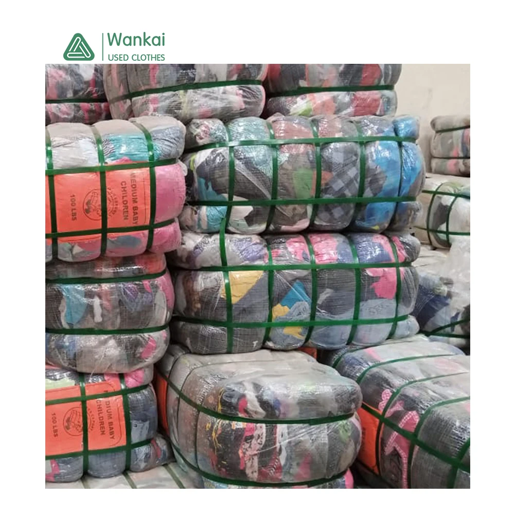 

Wankai Apparel Manufacture Second Hand Clothing Mixed Bales, fashion Wholesale Mixed Clothes, Mixed color