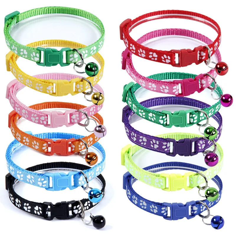 

Adjustable Nylon Dog Collar and Leash Soft Durable Pet Collar, Black