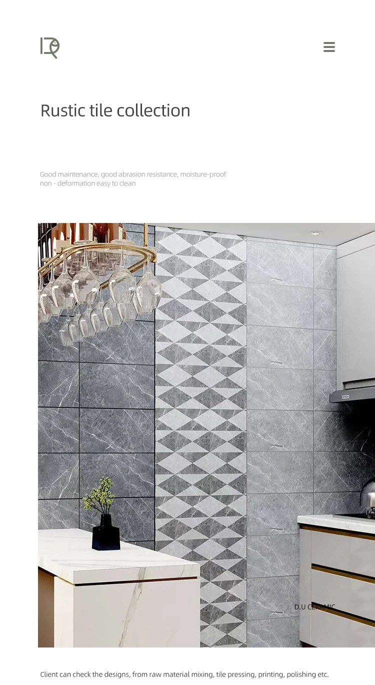 Wholesale luxury marble hotel porcelain floor wall tile Dark gray polished glazed ceramic grey marble tiles