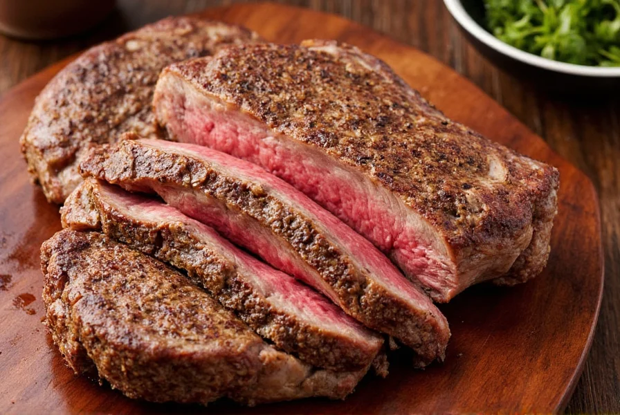 Steak seasoning process