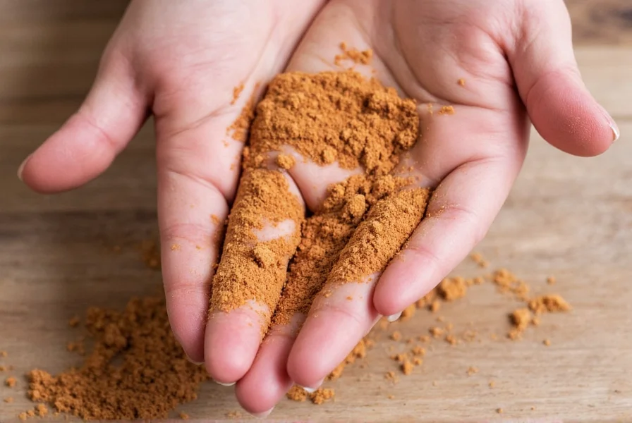 Comparison table of fresh vs. ground spices