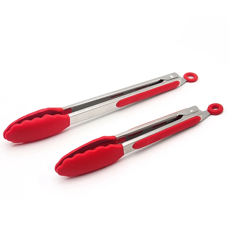 

Silicone food tongs stainless steel kitchen accessories, Customized