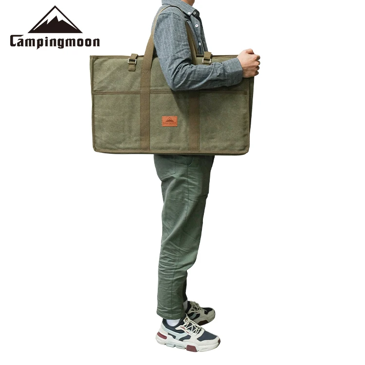 

Portable Canvas Table Bag Multifunctional Outdoor Camping Storage Canvas Bag