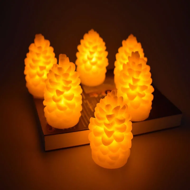 Flameless Flickering LED Color Changing Plastic Battery Operated Tea Light