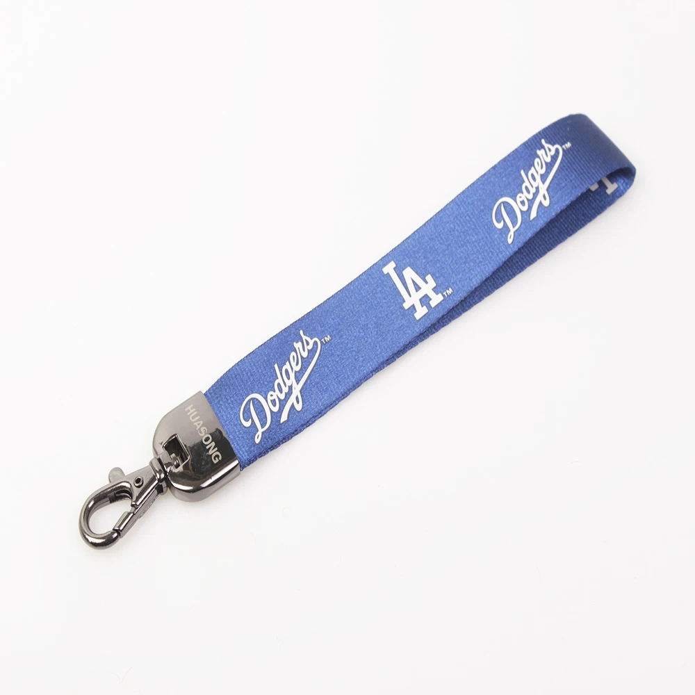 
Premium Silk Screen Print Lanyard NFL Football Team Wrist Keychain 