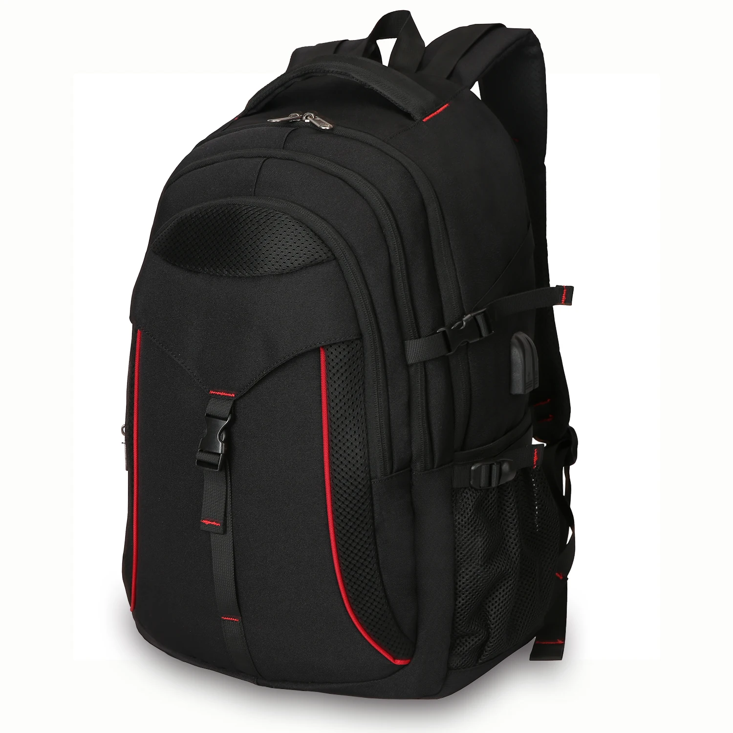 

17 '' Bagpack Black Fashion Sports Leisure Travel 2020 Mens Soft Wholesale Laptop Custom Backpack Business Men New Backpack Bag