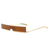 

wholesale small frame rectangle sharp colorful unisex sunglasses 2019