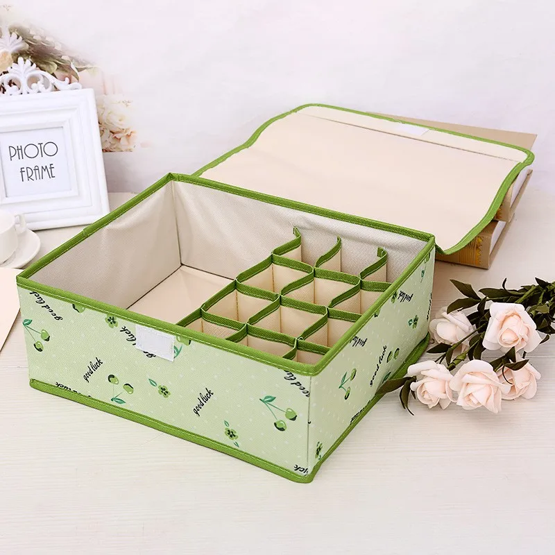 

Underwear underwear bra socks with lid organizer box household two-in-one storage box