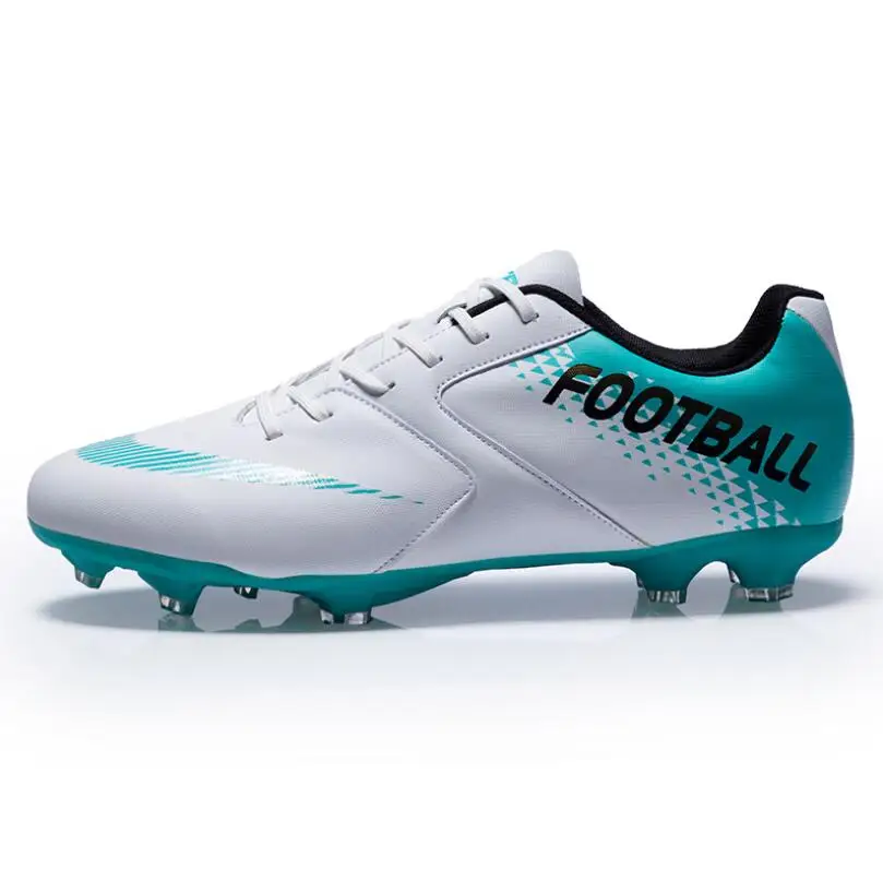 

Wholesale China high quality non-slip lightweight soccer shoes, White, black