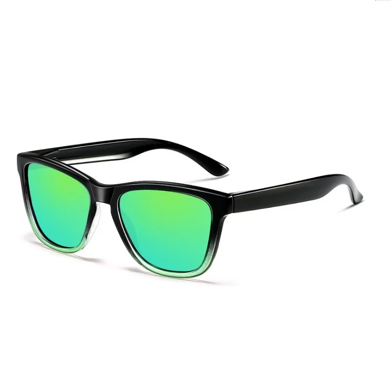 Hot Sale Vintage Polarized Unisex Sunglasses Good Sunglasses Italy Design Plastic Frame Mirror Lens Eyewear