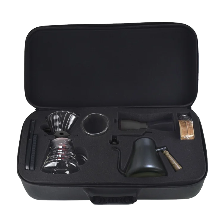 850ml Stainless Steel Gooseneck Kettle Coffee Maker Kit Pour Over