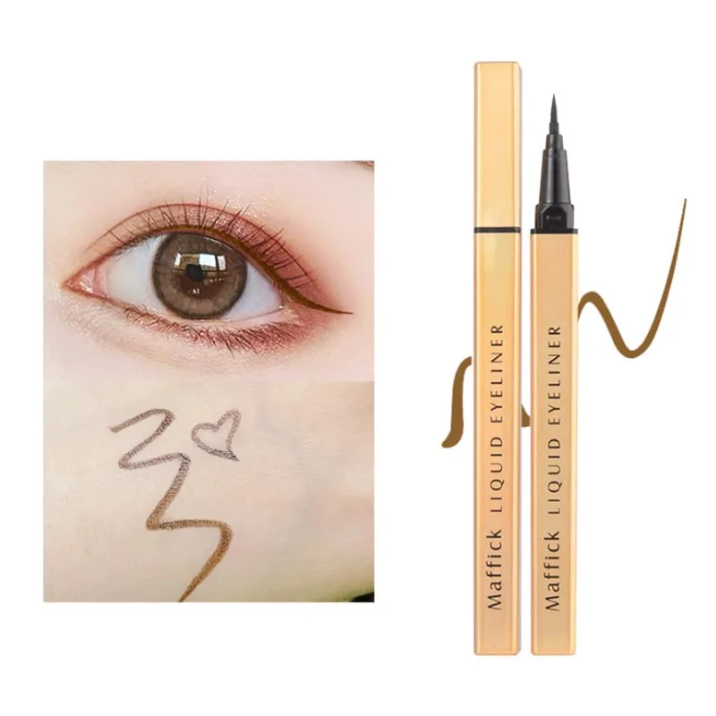 

Black Long-lasting Eye Liner Pencil color Pigment Waterproof Makeup Eyeliner Pencils, Brown red