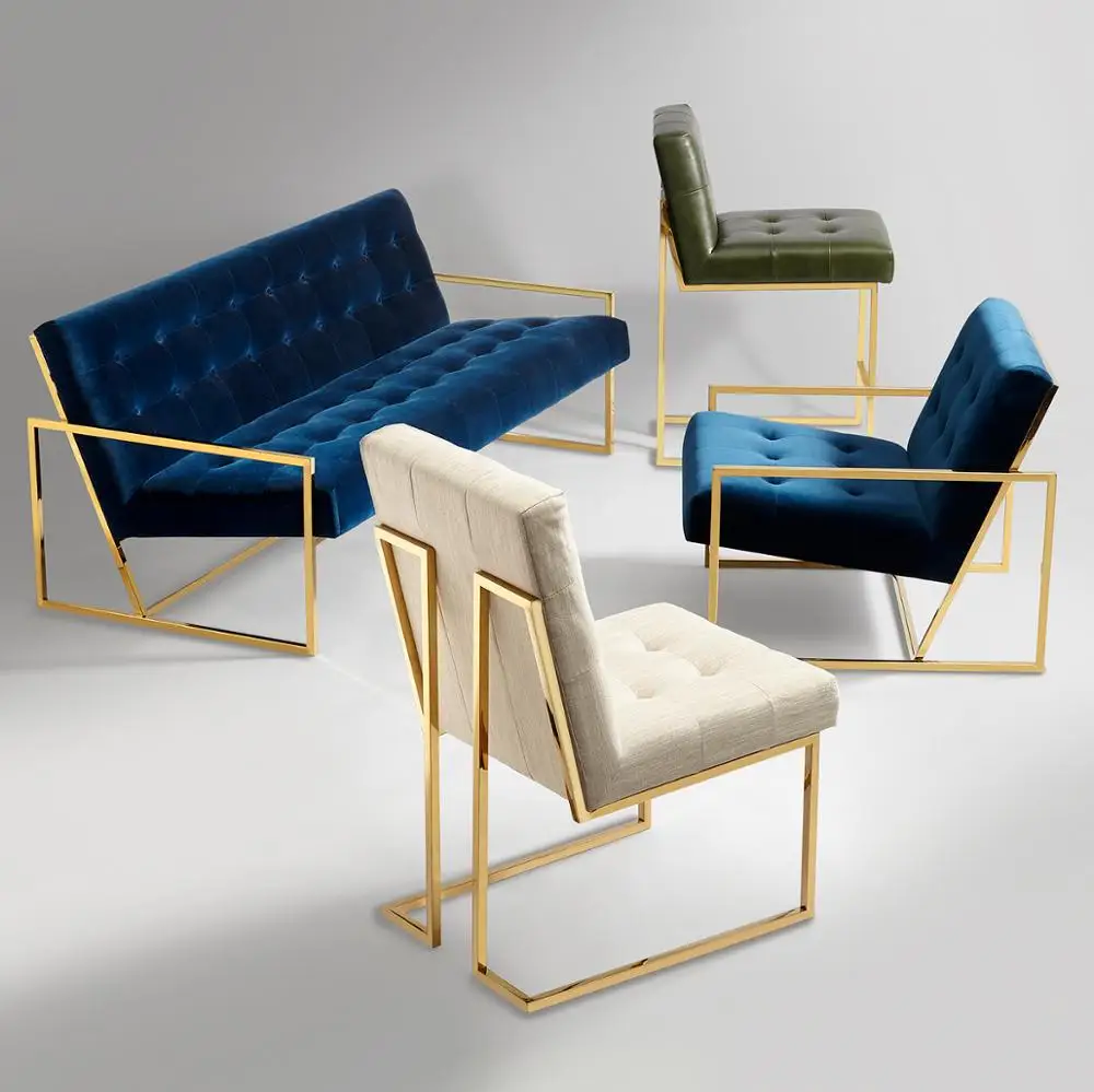 velvet brass jonathan adler dining lounger goldfin