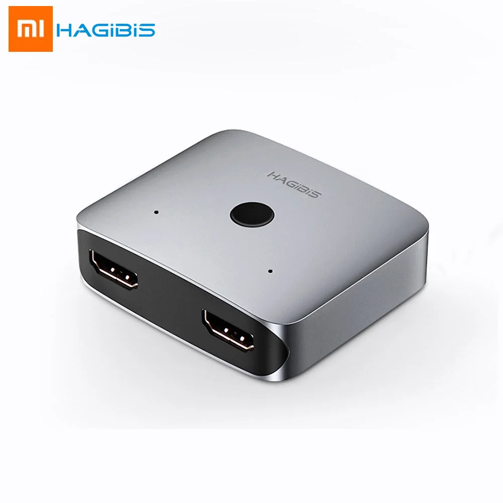 

Xiaomi HAGIBIS HDMI Multi-function Converter Adapter Dual Way HDMI Splitter Switcher 4K 1080P HDTV for Compute TV Smart Home