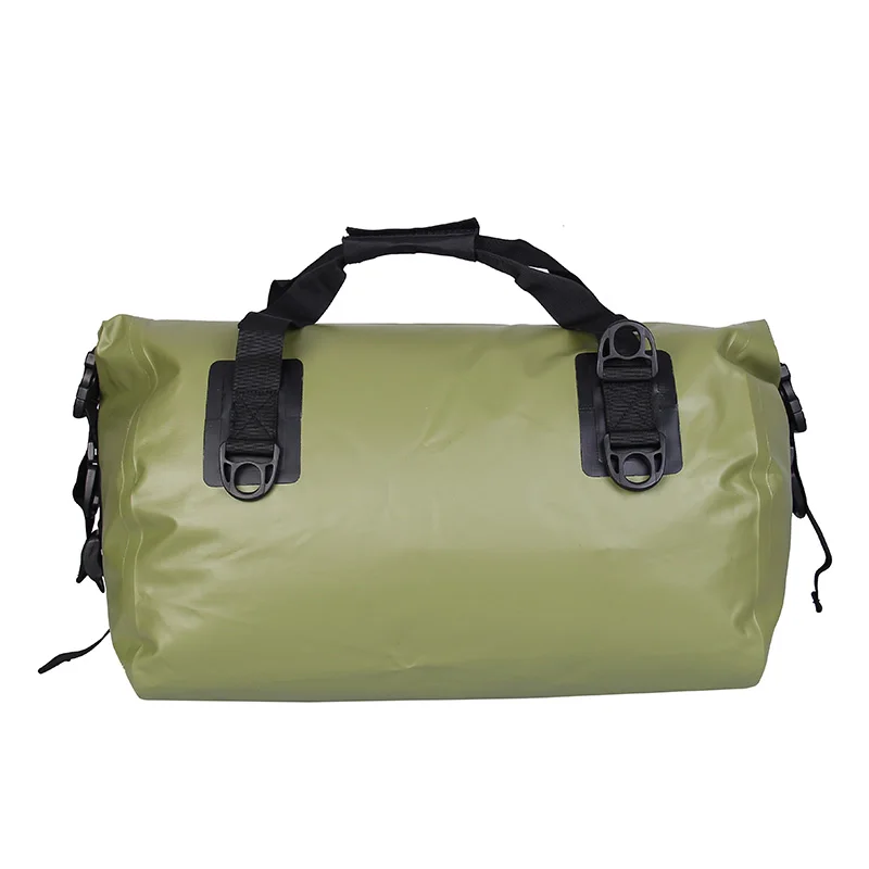 

Low MOQ Waterproof Bag Solid Color 40L Men's Duffel for Travel Outdoor Sports PVC Dry Duffle Bag