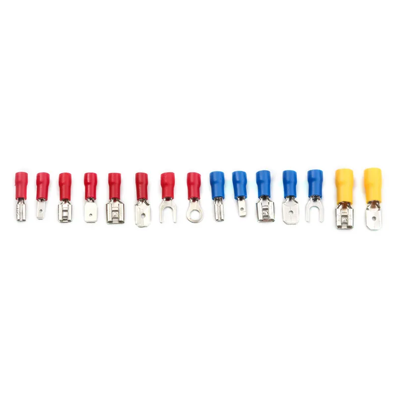 280Pcs Electrical Female Male Crimp Spade Insulated Assorted 2.8-6.3mm Terminals 