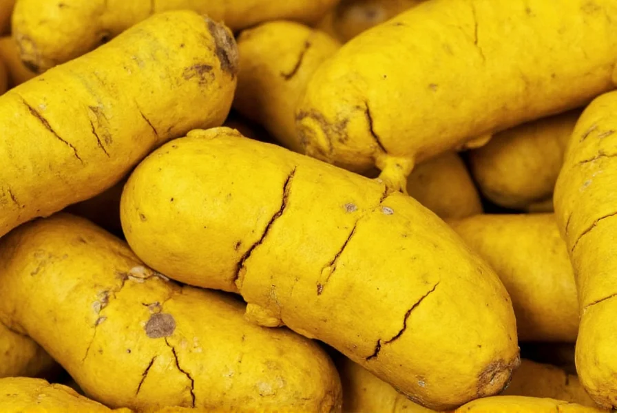 Turmeric rhizomes planted in well-prepared soil with proper spacing