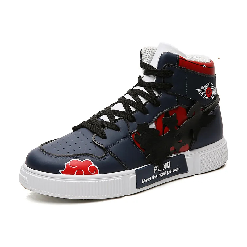 

New Arrived Fashion Sneakers High top Weasel Couple Skateboard Anime Shoes for Men Women