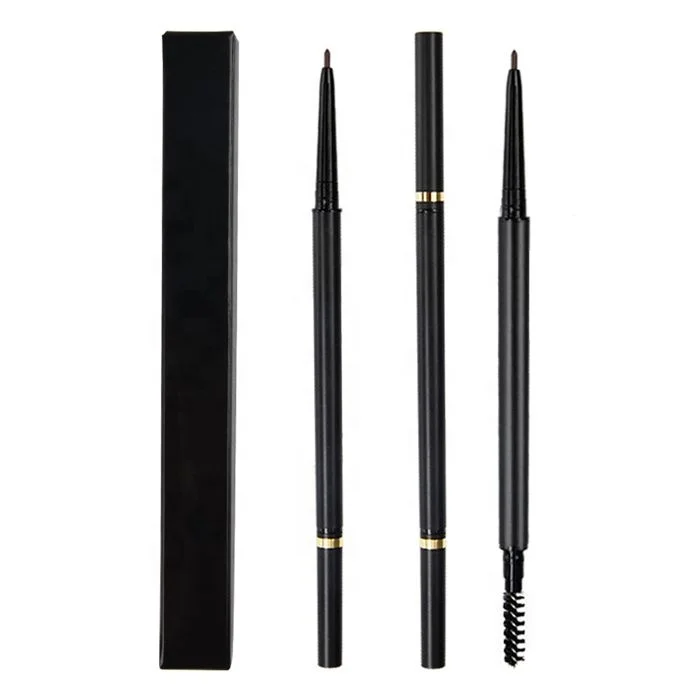 

Waterproof Longlasting Double Head Thin Eye Brow Makeup Pencil Vegan Eyebrow Automatic Slim Brow Pencil