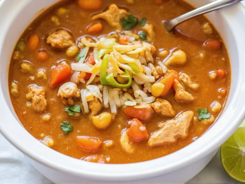 Perfect Slow Cooker Chicken Taco Soup Recipe | 30-Min Prep