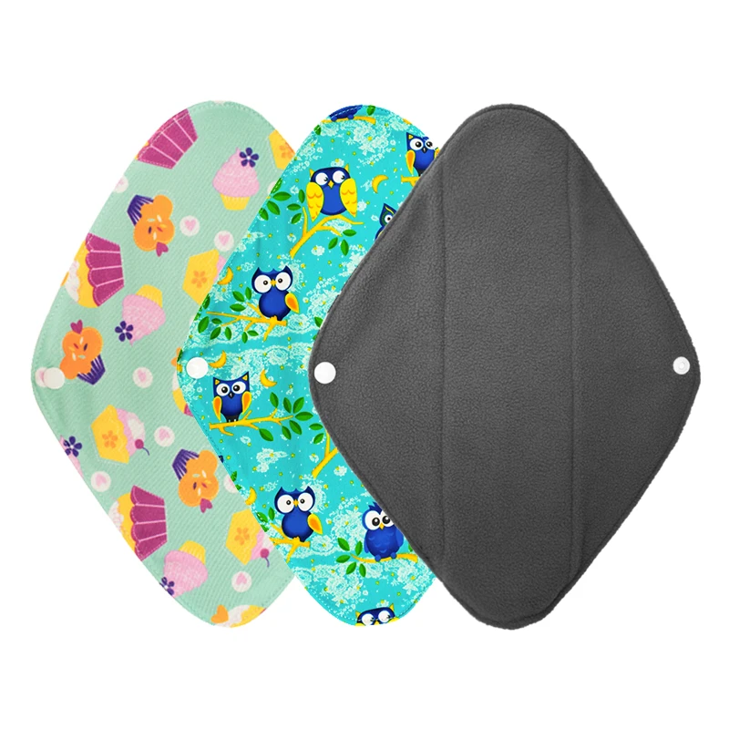 

Mumsbest Wholesale Bamboo Charcoal L Size Washable Sanitary Pads For Women