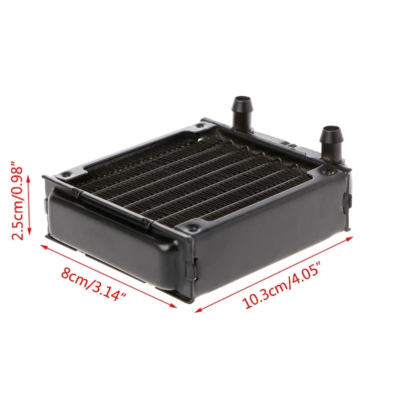 

80mm Aluminum Computer Radiator Water Cooling Cooler For CPU GPU VGA RAM Heatsink