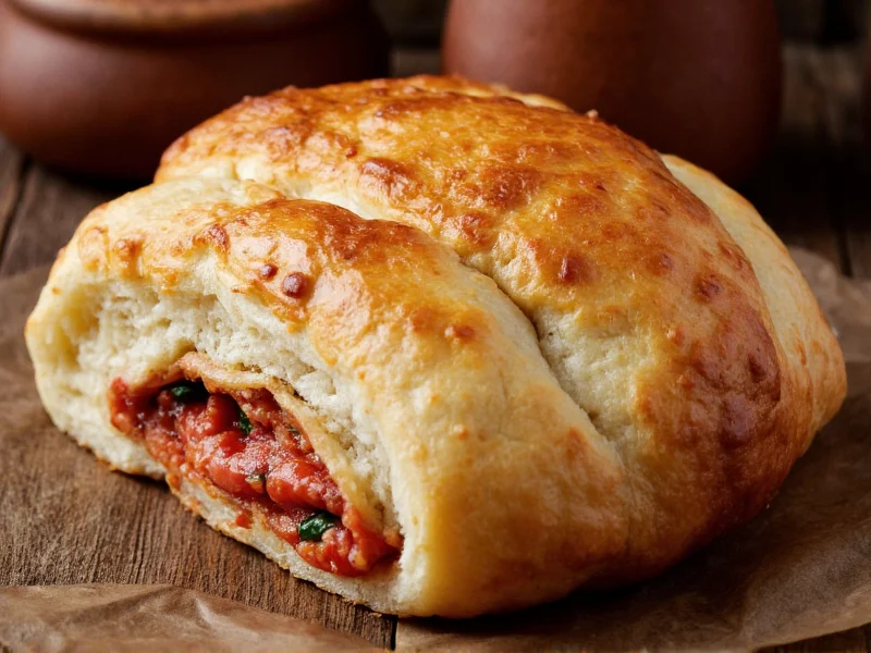 homemade stromboli