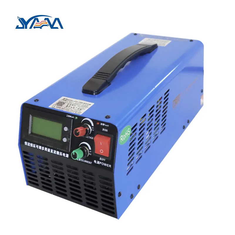 

JYAAA Power Supply 500-3000W 12V 24V 48V 60V 72V 100V 120V 150V 200A 100A 80A 60A 50A 40A adjust voltage and current charger