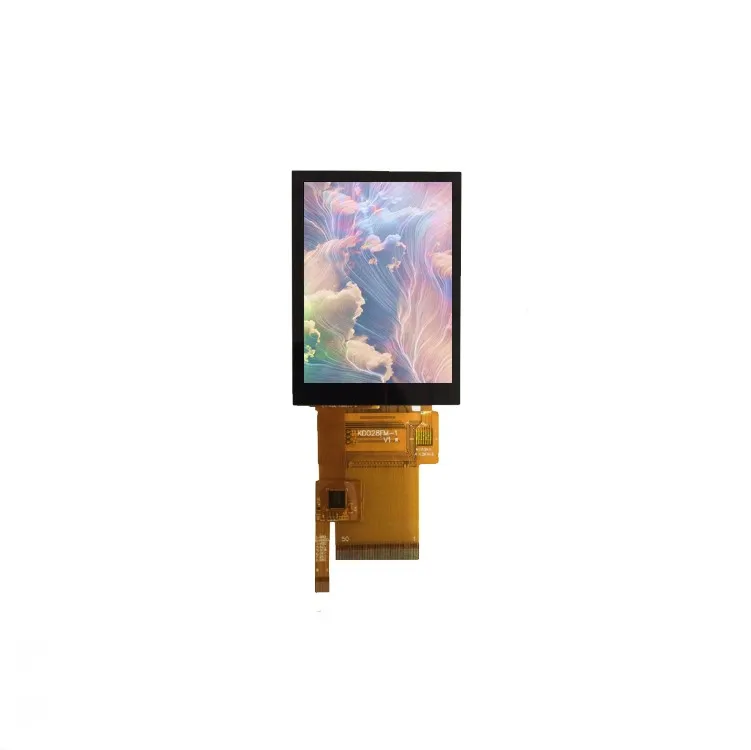 hotselling 2.8inch IPS lcd display modlule screen 240*320 resolution high brightness 630nits CTP touch panel MCU/SPI/RGB I2C