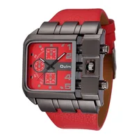 

Oulm 3364 Casual Wristwatch Square Dial Wide Strap Men's Quartz Watch Luxury Brand Male Clock Super Big Men Watches