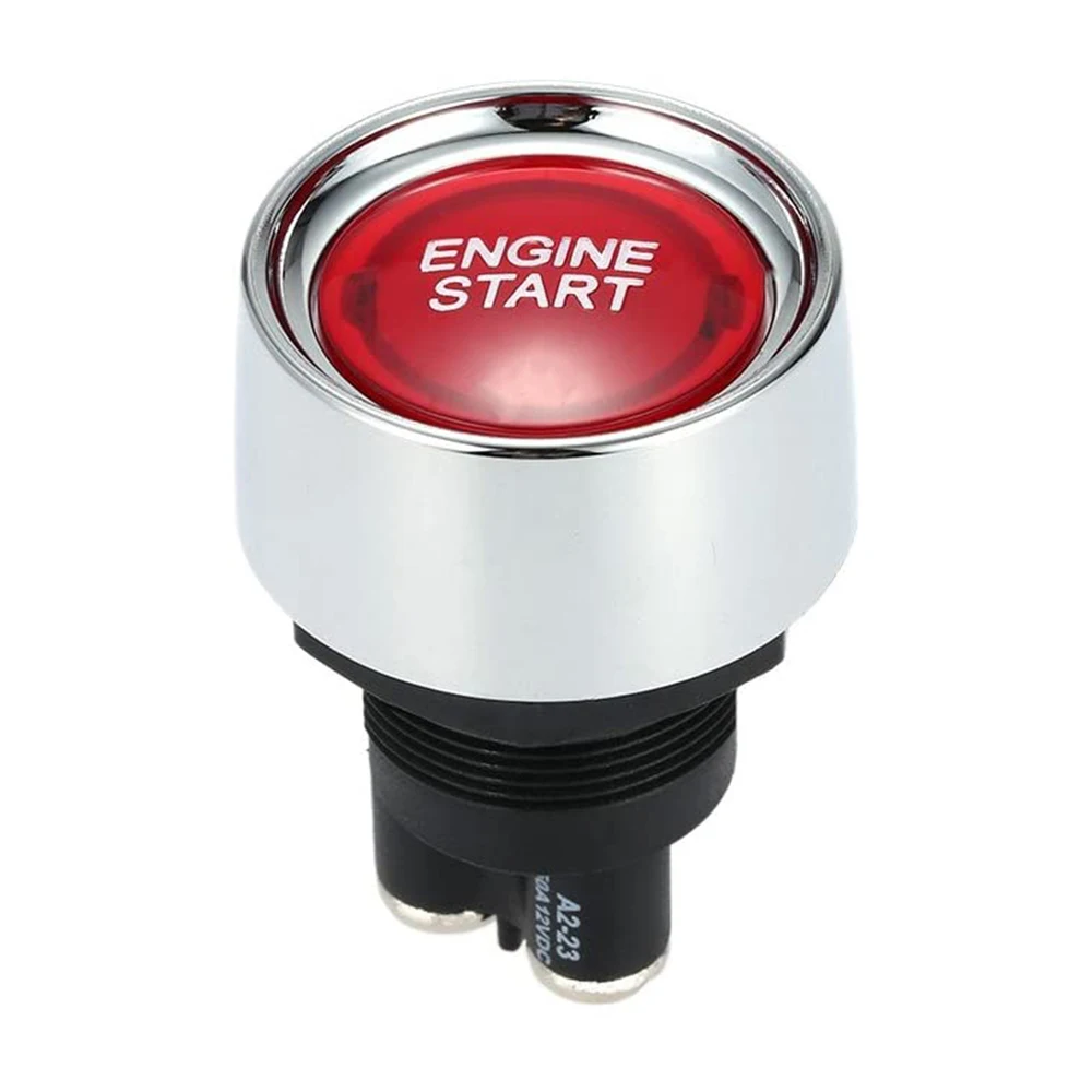

DC 12V 50A Red Car Start Engine Button Racing Sport Start Ignition Switch (ON)-Off momentary Switch Start Engine Button