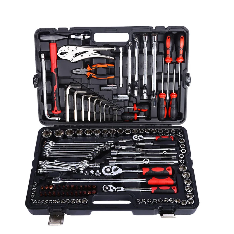 

Bison 499pcs Tools Kit Mechanic Wrench Kids Combo Spanner Screwdriver Wood Work Machine Gardening Tool Set