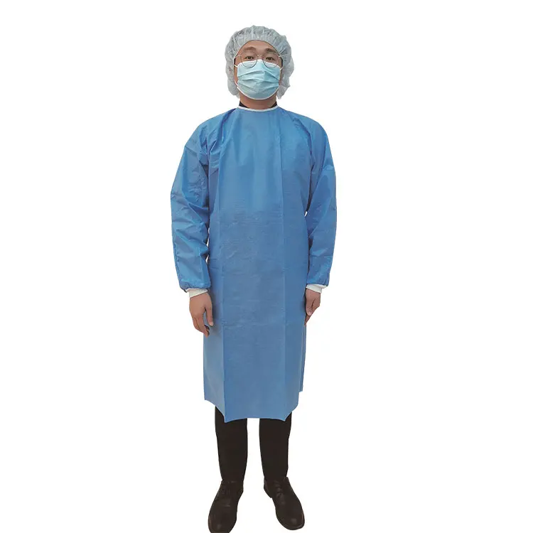 

New products best selling AAMI level 1/2/3/4 hospital uniforms Sterile disposable surgical gown, Light blue, light green, yellow