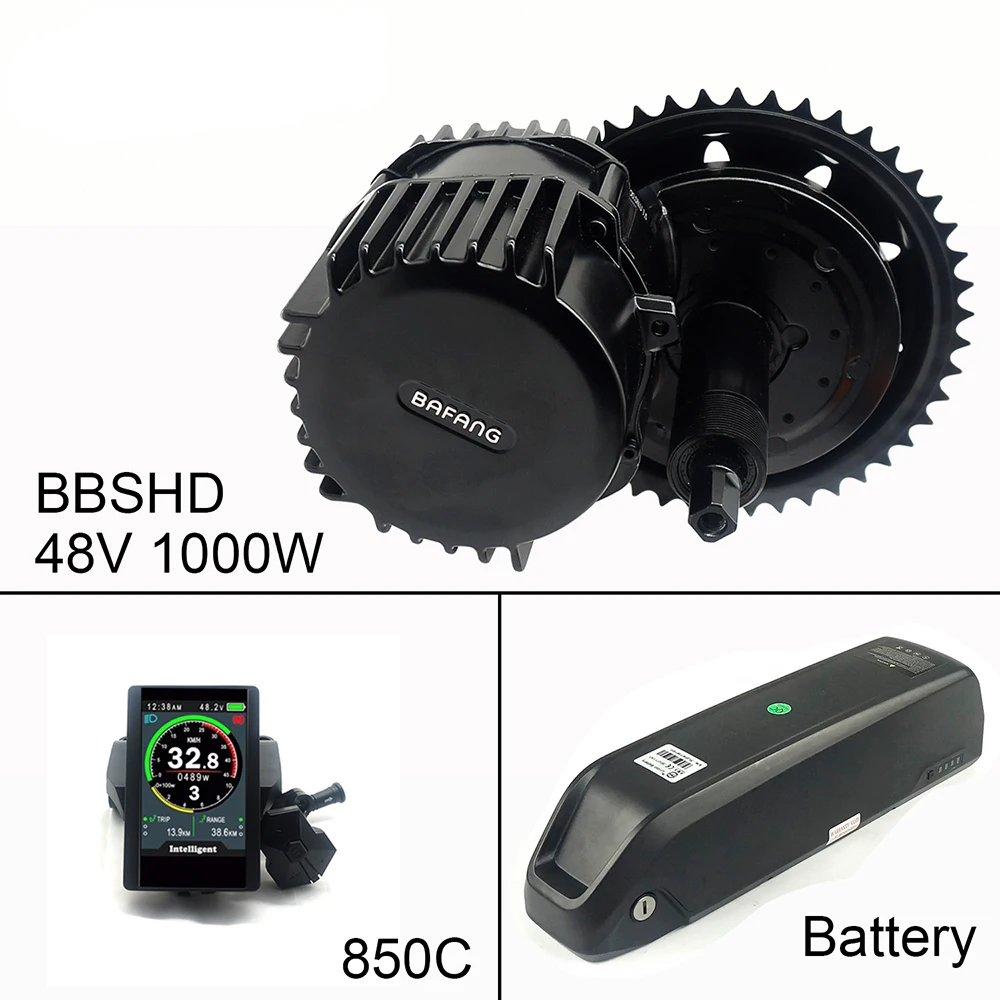 Greenpedel 8fun Bafang 48v 1000w Electric Bike Motor Bbshd Mid-drive ...