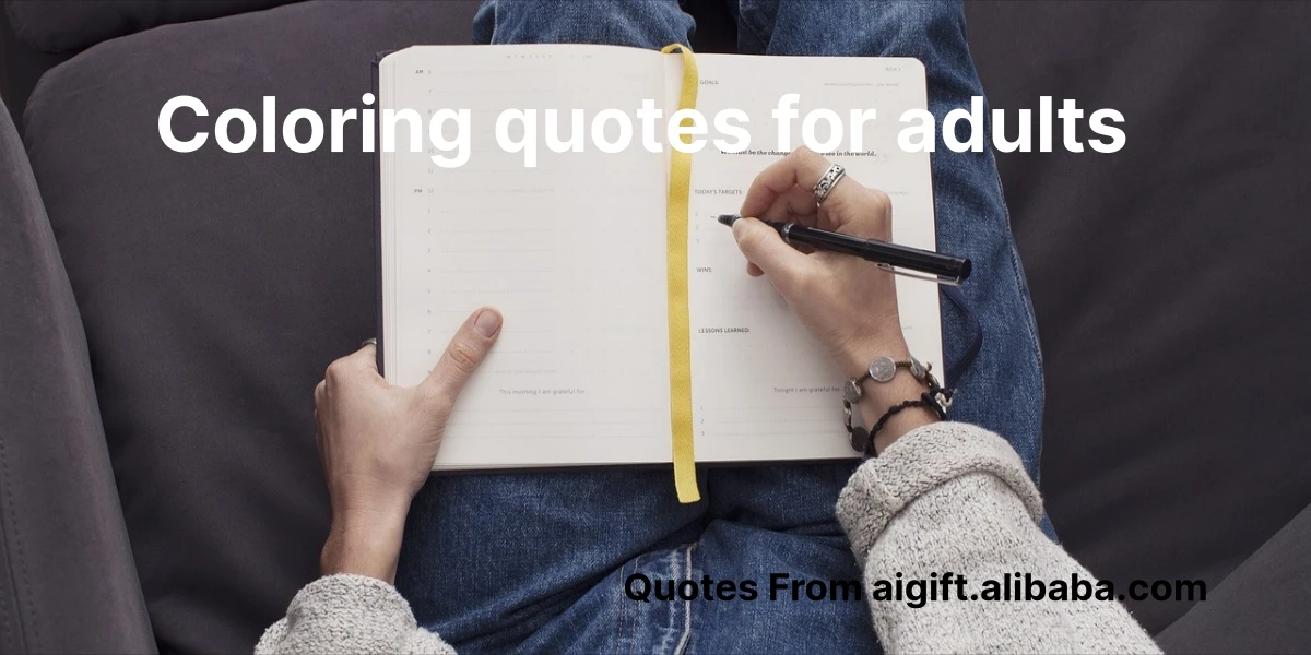 coloring quotes for adults