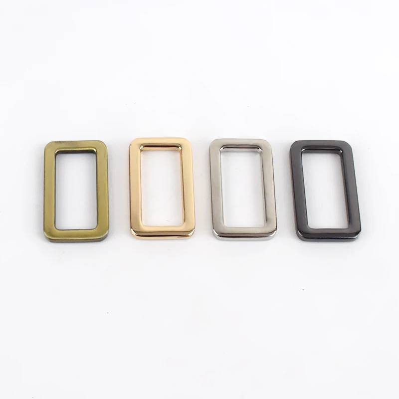 

Meetee AP264 25mm Bag Hardware Accessories Handbag Square Alloy Buckle Rectangle Ring Buckles for Backpack Strap Webbing Belt