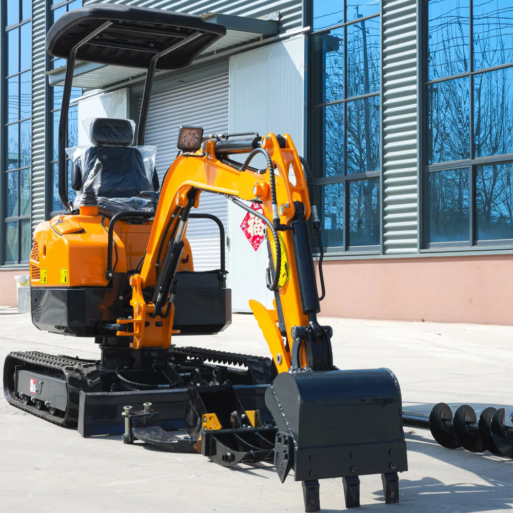 

YUFAN 1ton CE EPA EURO 5 Diesel Engine Micro Bagger 1t Mini Eskavator Excavator Kubota Engine YFT10