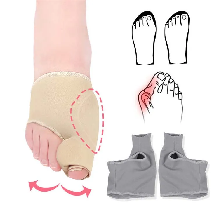 

Bunion Corrector and Orthopedic Hallux Valgus Relief Splint Gel Bunion Pads Sleeves Brace Toe Stretcher Bunion Guard, Nude