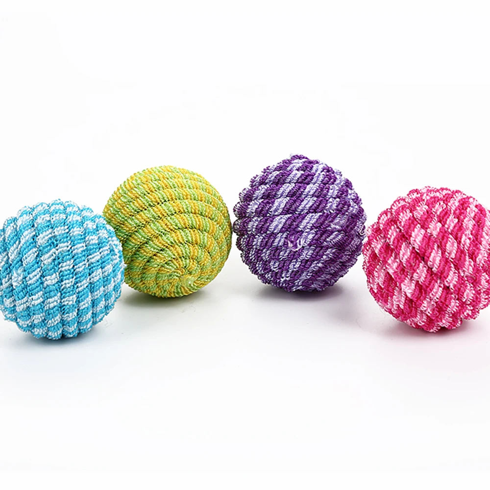 

Amazon hot-selling elastic yarn ball cat toys durable interactive pet toy wholesale cheap cat toys