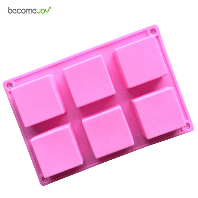 

Soap mold silicone making molds, Pink