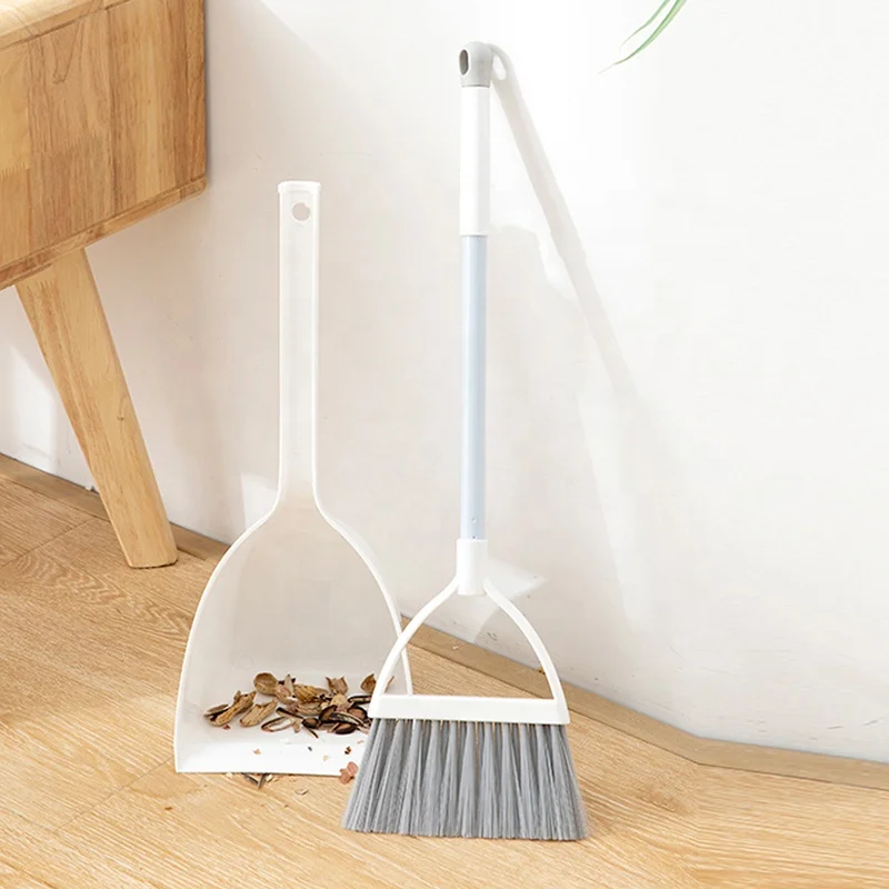 

Children's broom dustpan set broom combination bedroom soft hair children broom sweeping sweep hair